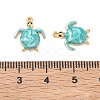304 Stainless Steel Enamel Pendants STAS-Q119-17G-01-3