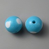 Acrylic Beads SACR-WH0009-11C-2