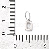 925 Sterling Silver Cubic Zirconia Charms STER-NH0014-01P-04-3