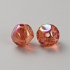 Plating Acrylic Beads OACR-WH20006-01A-2
