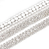 Brass Rhinestone Strass Chains CHC-T006-01D-1