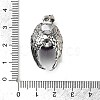 Natural Amethyst Round Pendants G-K339-03AS-09-3