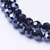 Electroplate Glass Beads Strand EGLA-J042-4mm-F01-1