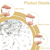 60Pcs Brass Earring Hooks DIY-FS0007-60P-2