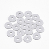 Flat Round Handmade Polymer Clay Bead Spacers X-CLAY-R067-4.0mm-39-2