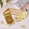 Sparkle Sequins Wide Elastic Dress Belts AJEW-WH20128-026P-04-4