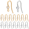 20Pcs 2 Styles 304 Stainless Steel Rhinestone Earring Hooks STAS-BBC0007-16B-1