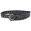 Imitation Leather with Alloy Rivets Chain Belts AJEW-WH20006-449A-1