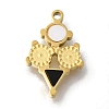 Ion Plating(IP) 304 Stainless Steel Manual Polishing Charms STAS-M059-02G-03-1