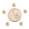 Iron Crystal Rhinestone Spacer Beads RB-A007-6MM-G-3