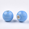 Handmade Porcelain Beads PORC-S499-01B-M-3