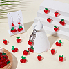 36Pcs 3 Styles Acrylic Imitation Fruit Pendants MACR-UN0001-08-4