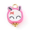 Polymer Clay Charms PALLOY-JF00681-2