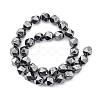 Synthetic Terahertz Stone Beads Strands G-P571-F01-01-2