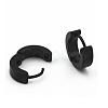 Brass Huggie Hoop Earrings EJEW-EE0002-252B-4