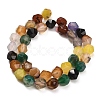 Natural Agate(Dyed & Heated) Beads Strands G-K425-B10-01-5
