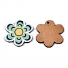 Printed Basswood Pendants WOOD-N006-37-3