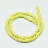 Handmade Polymer Clay Bead Strands CLAY-T002-6mm-01-2