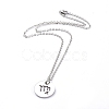 Non-Tarnish 304 Stainless Steel Pendant Necklaces NJEW-E147-12P-2