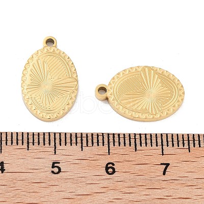 Ion Plating(IP) 304 Stainless Steel Pendants STAS-I309-06G-1