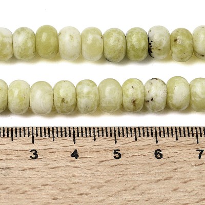 Natural Yellow Turquoise(Jasper) Beads Strands G-A280-A02-02-1