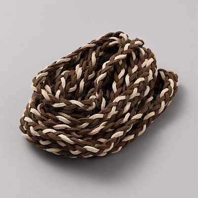 5 Yards Braided Flat Faux Suede Cord LW-TAC0001-02C-1