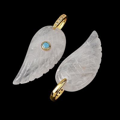 Natural Quartz Crystal Pendants GG-CBA51ED-02G-04-1