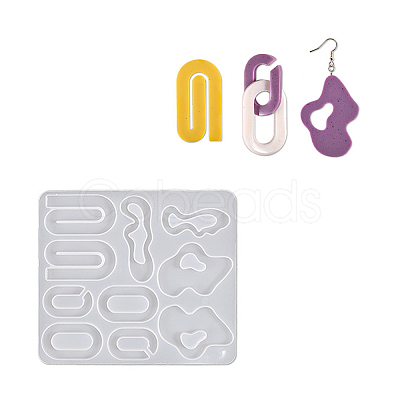 DIY Irregular Shape Pendant Silicone Molds LS-DIY-F134-08C-1