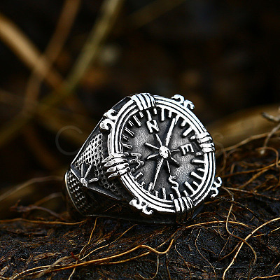 304 Stainless Steel Finger Rings for Men FS-WG78993-16-1