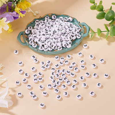 500Pcs Acrylic Beads SACR-TA0001-55E-1