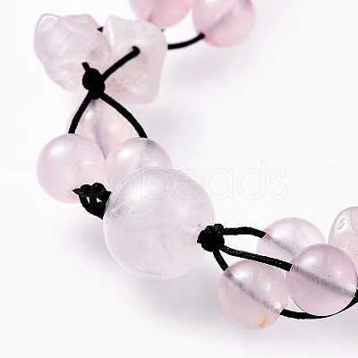 Adjustable Nylon Cord Braided Bead Bracelets BJEW-JB04602-04-1
