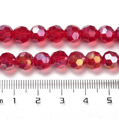 Transparent Glass Beads EGLA-A035-T8mm-B07-1