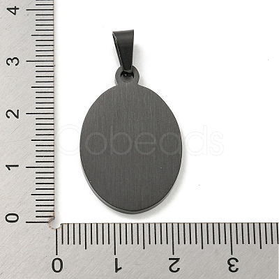 304 Stainless Steel Pendants STAS-C102-09C-EB-1