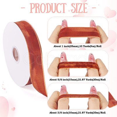 3Rolls 3 Styles Velvet Ribbon SRIB-YS0001-01C-1