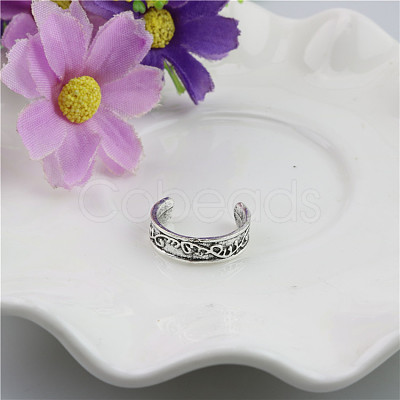 Tibetan Style Alloy Cuff Toe Rings FS-WG6D4A5-01-1