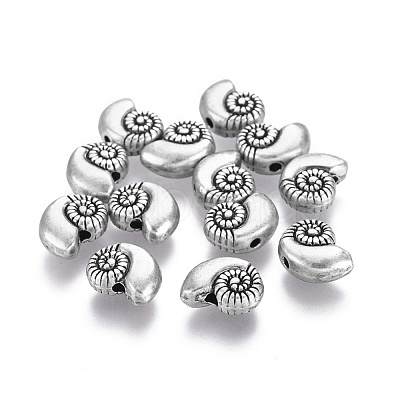 Tibetan Style Alloy Beads X-TIBEB-A004-004TAS-NR-1
