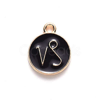 Alloy Enamel Pendants LS-ENAM-S124-01B-08E-1