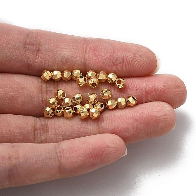 Brass Spacer Beads KK-O133-013D-G-1