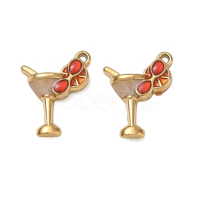 304 Stainless Steel Enamel Pendants SA-CBA7876-40G-02-1