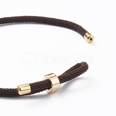 Braided Nylon Cord Bracelet Making X-MAK-A017-D01-03G-1