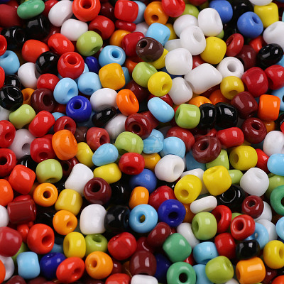 (Repacking Service Available) Glass Seed Beads SEED-C019-4mm-51-1