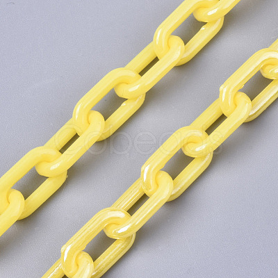 Acrylic Opaque Cable Chains PACR-N009-002I-1