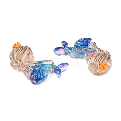 Transparent Resin Cabochons X-CRES-N018-054-1