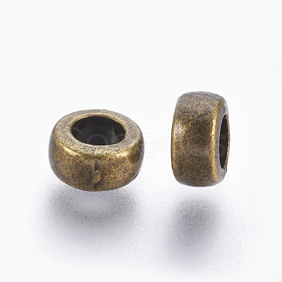 Tibetan Style Alloy Beads TIBEB-Q004-AB-FF-1