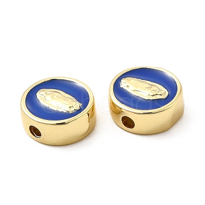 Brass Enamel Beads KK-E068-VB151-1-1