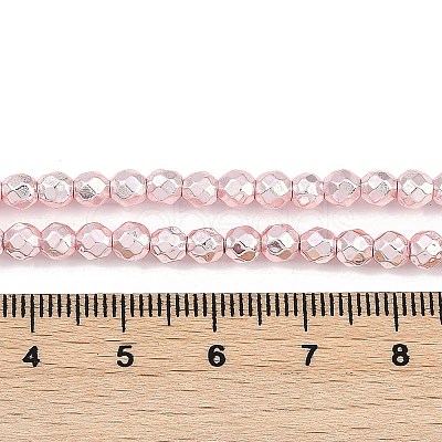 Baking Paint Electroplated Synthetic Non-magnetic Hematite Beads Strands G-H072-A01-01K-1