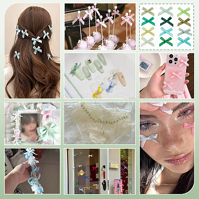 240Pcs 12 Colors Polyester Costume Accessories DIY-PH0028-75B-1