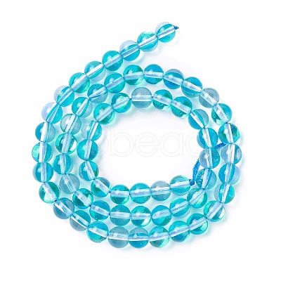 Synthetic Moonstone Beads Strands G-E573-02A-07-1