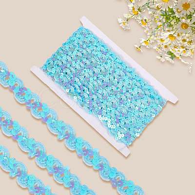 Polyester Paillette Beads OCOR-WH20004-06H-1
