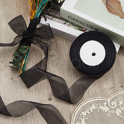 1 Rolls Sheer Organza Ribbon SRIB-CY0001-22B-09-1